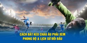 Cách bắt kèo châu Âu phải xem phong độ & lịch sử đối đầu 